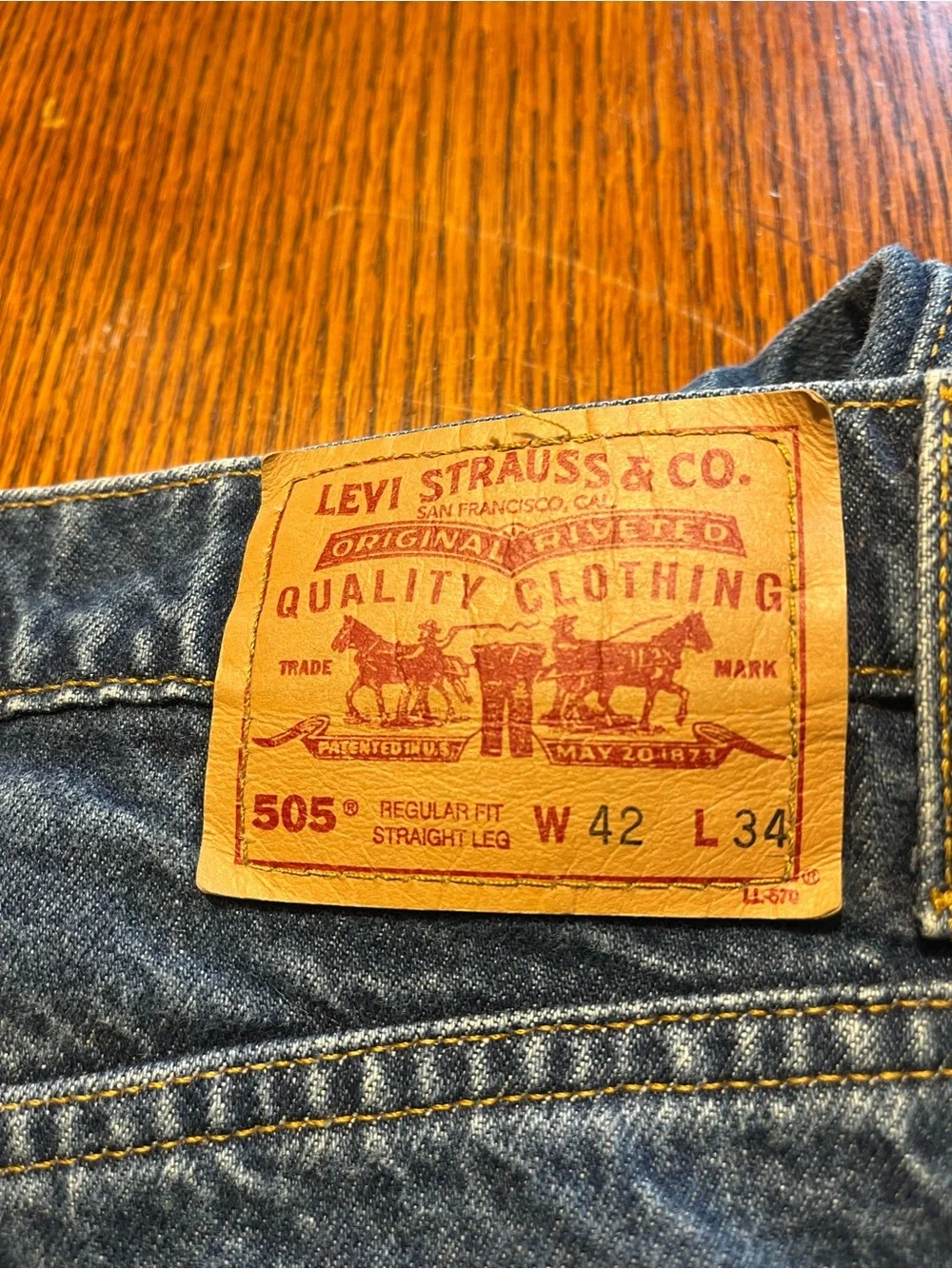 Levis 505 vintage